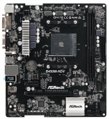 Материнская плата ASRock B450M-HDV R4.0 [AM4, AMD B450, 2xDDR 4, 1xM.2, 1xPCI-E x16, Micro-ATX]