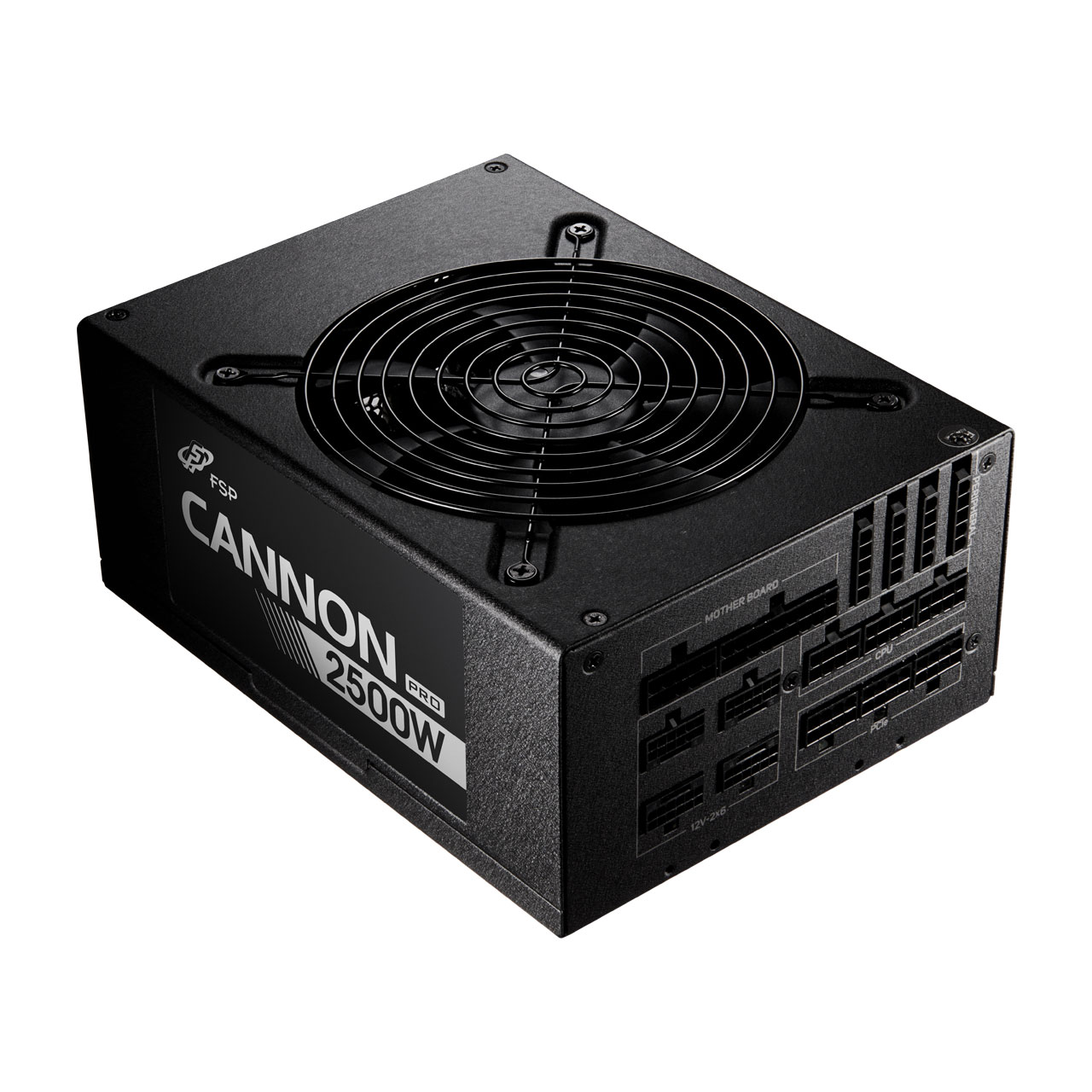 Блок питания FSP CANNON PRO 2500W (FSP2500-57APB) [2500 Вт, 80 PLUS Platinum, 10x SATA, 4 x 16 pin (12VHPWR), 11 x 6+2 pin PCIe, 3x 4+4 pin CPU, ATX]