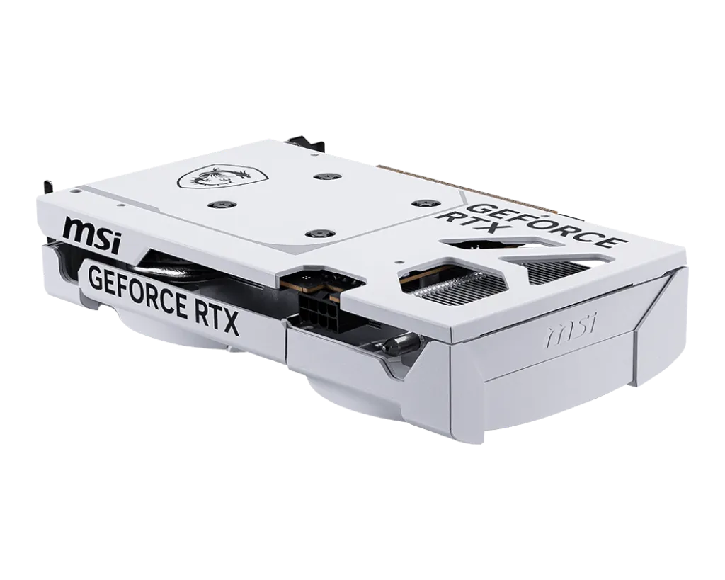 Видеокарта MSI GeForce RTX 5060 8G VENTUS 2X WHITE (G5060-8V2W) [8 ГБ, GDDR7, 128 бит, HDMI, DisplayPort (3 шт)]