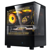 Корпус darkFlash DB330M (DF-DB330M-BK) [Mini Tower, 3 x 120 мм ARGB, Черный]