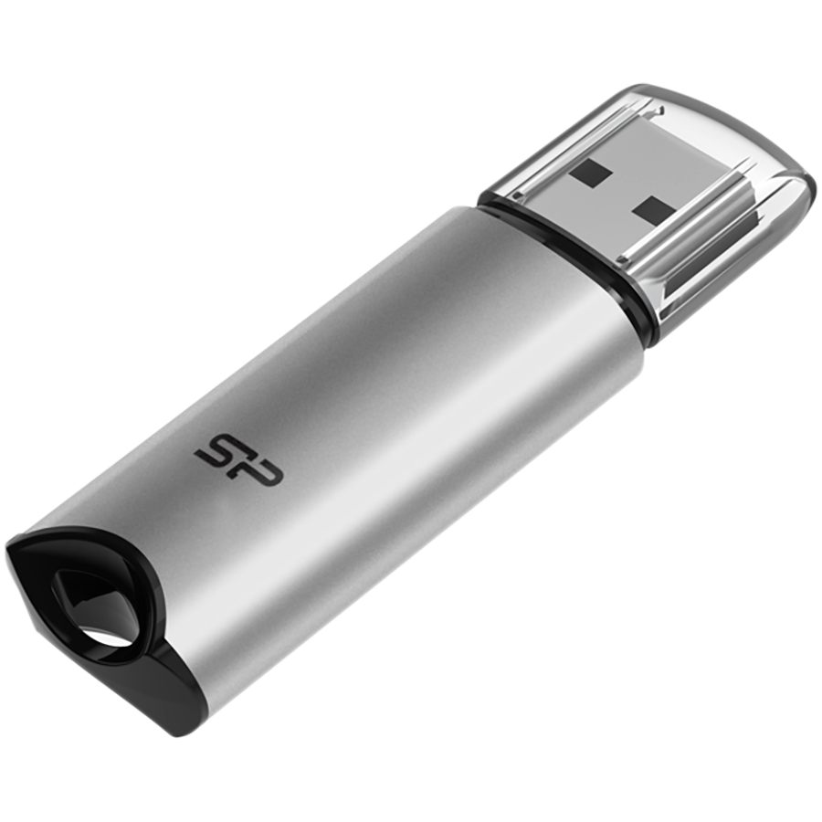 USB Флеш Silicon Power Marvel - M02 128ГБ (SP128GBUF3M02V1S) USB 3.2 Gen 1, Серебристый 
