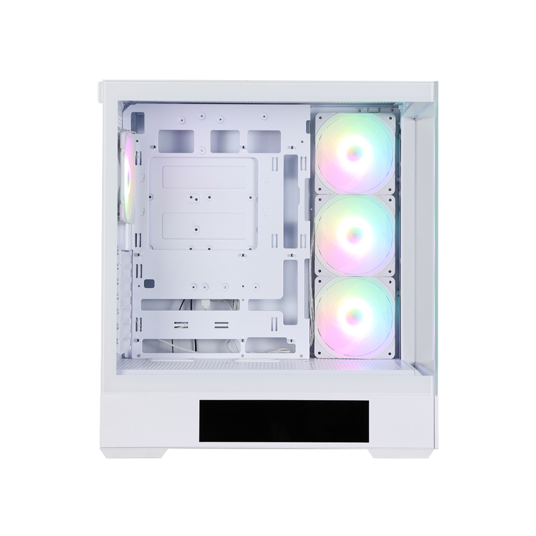 Корпус Zalman P40 DS White [Midi Tower, 4 x 120 мм, белый]