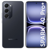 Смартфон Tecno SPARK 40 Pro+ [6.78", 256 ГБ, 8 ГБ, Черный]