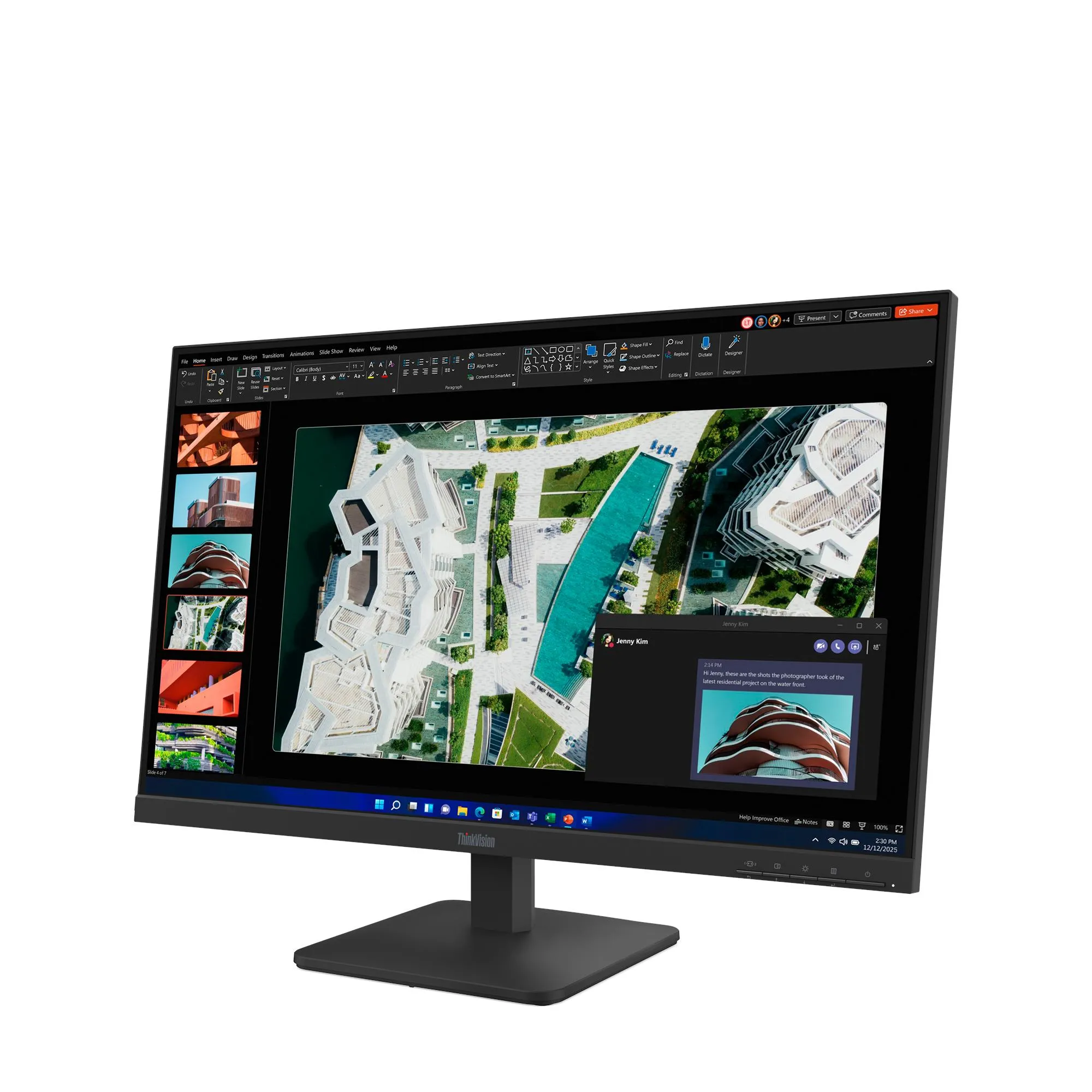 Монитор Lenovo ThinkVision S27-4e (64BEKAT1EU) [27", IPS, 1920x1080, 100 Гц, 4 мс, HDMI, VGA (D-Sub)]
