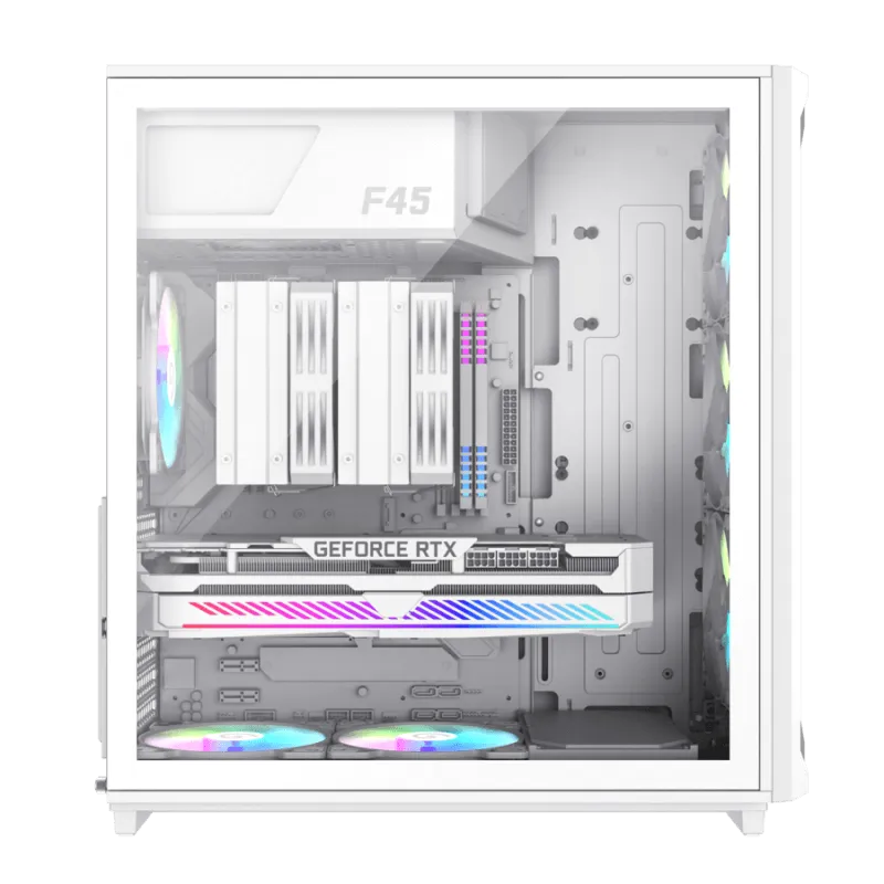 Корпус GameMax F46 White (1116-4046R0003) [Midi Tower, 3 x 120x120 мм, белый]