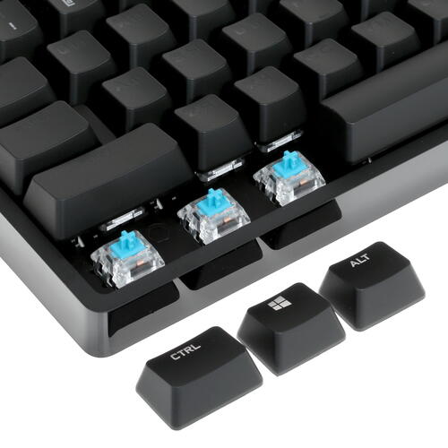 Клавиатура Logitech G Pro (920-009393) [механическая, проводная, RGB подсветка, Logitech GX Blue, черная]