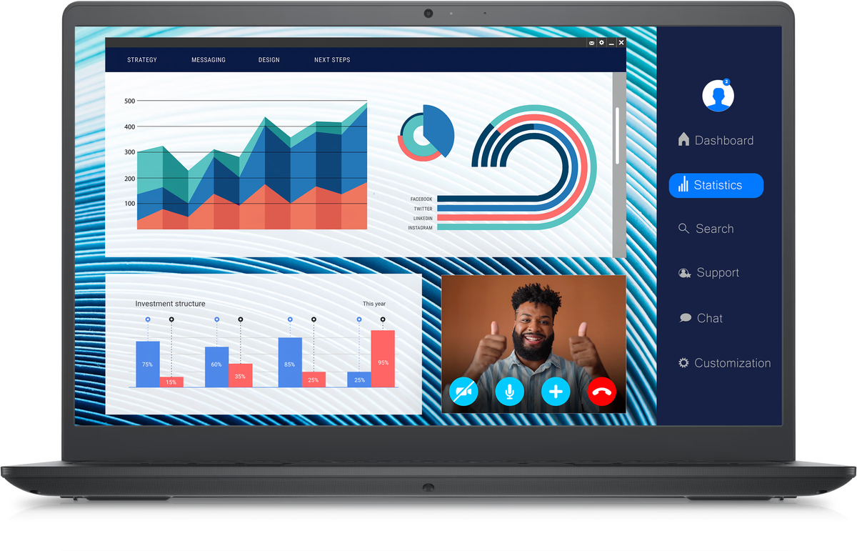 Ноутбук Dell Vostro 3420 (N4340PVNB3420EMEA01_FPR) [14" Full HD, Core i5-1235U, 16 ГБ ОЗУ, 512 ГБ SSD, Windows 11 Pro]