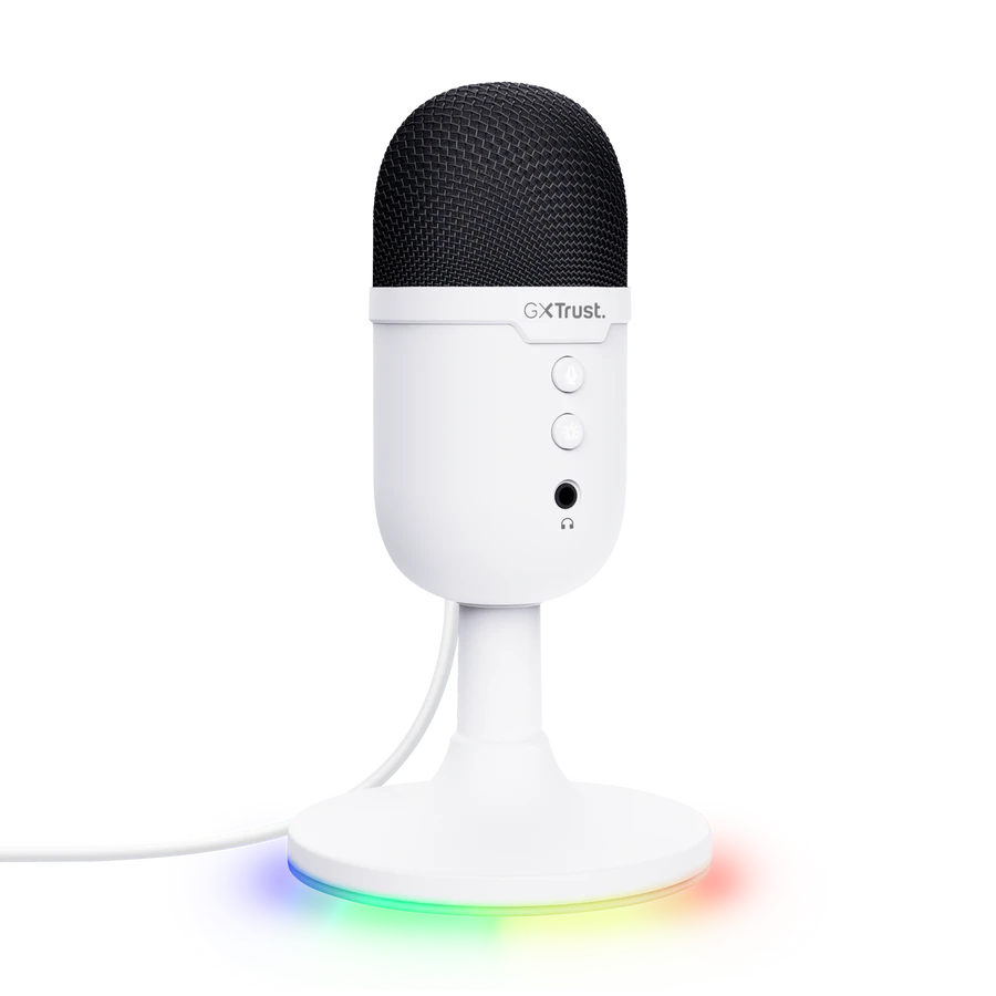 Настольный микрофон Trust GXT 234W Yunix 25374 белый
