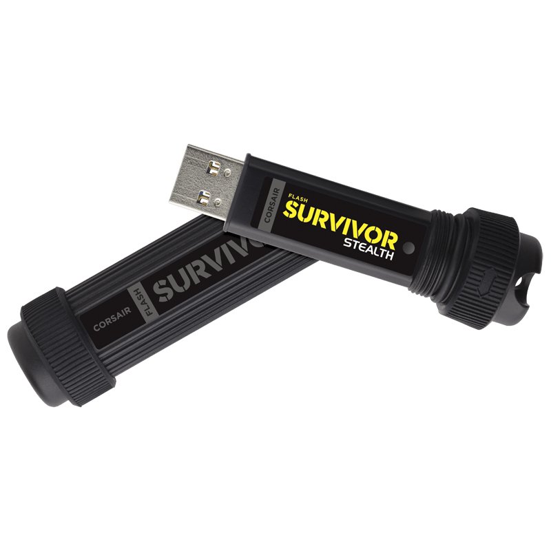 USB Флеш CORSAIR Flash Survivor Stealth USB 3.0 128GB, Military-Style Design