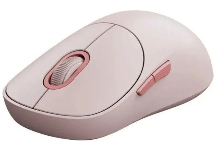 Мышь Xiaomi Wireless Mouse 3 XMWXSB03YM [беспроводная, светодиодная, 1200 DPI, Розовый]