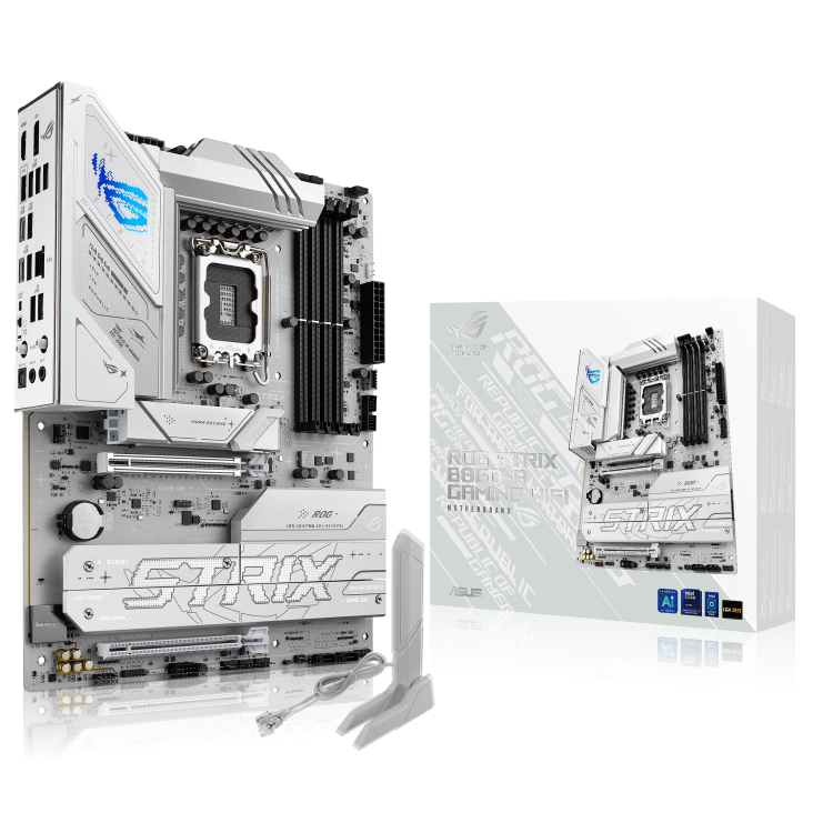 Материнская плата Asus ROG STRIX B860-A GAMING WIFI [LGA 1851, Intel B860, 4xDDR 5, 4xM.2, 2xPCI-E x16, Standard-ATX]