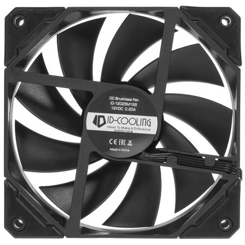 Вентилятор для корпуса ID-Cooling TF-12025-PRO BLACK [120 мм, 1800 об/мин, 82.5CFM, 35.2 дБ, PWM]
