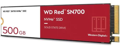 SSD накопитель Western Digital RED SA500, WDS500G1R0C [500 ГБ, M.2PCI-E, чтение: 3430 МБ/с, запись: 2600 МБ/с, TLC]