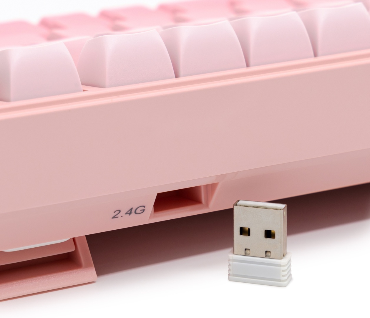 Клавиатура Aula S75 Pro [механическая, проводная + беспроводная, RGB подсветка, Seiya, розовая]