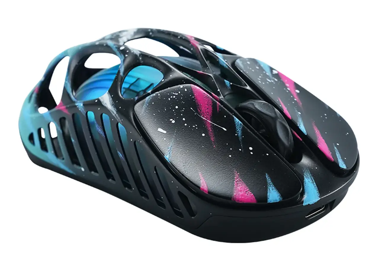 Мышь Gravastar Mercury X Pro [беспроводная, светодиодная, 32000 DPI, 8000 Гц подсветка, черная]