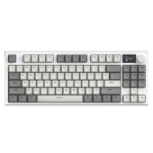 Клавиатура Attack Shark K86 [Механическая, беспроводная, клавиш - 86, подсветка, серая]