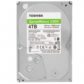 Жесткий диск HDD TOSHIBA S300 Surveillance HDWT840UZSVA [4 ТБ, 3.5", SATA III, 5400 об/мин, 256 МБ кэш, для систем видеонаблюдения] - купить по цене 50 240 тг. в интернет-магазине Forcecom.kz
