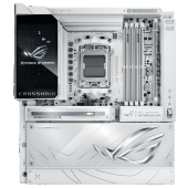 Материнская плата Asus ROG CROSSHAIR X870E GLACIAL [AM5, AMD X870E, 4xDDR 5, 7xM.2, 2xPCI-E x16, Standard-ATX]