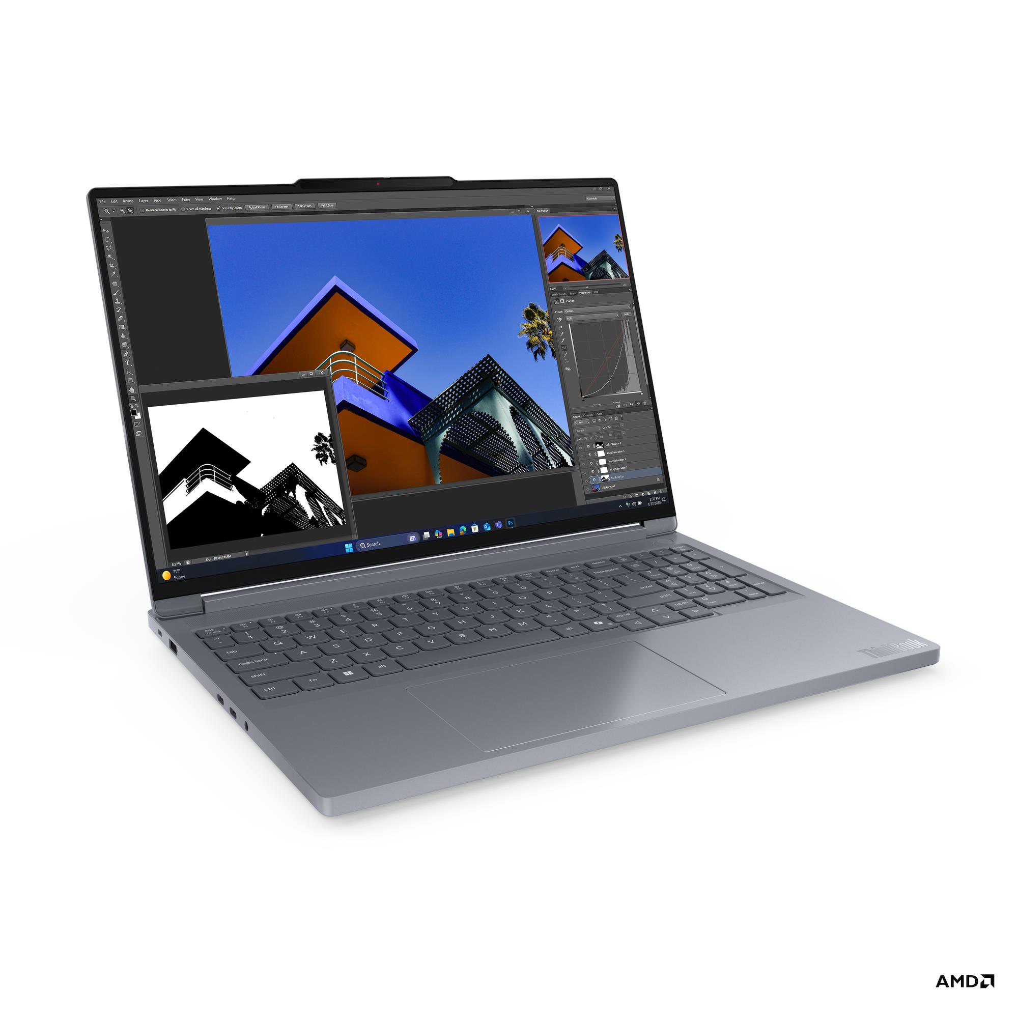 Ноутбук Lenovo ThinkBook 16p G6 ADR (21U00015FW) [16", Ryzen 9 8940HX, 16 ГБ ОЗУ, 1 ТБ SSD, RTX 5060, DOS]