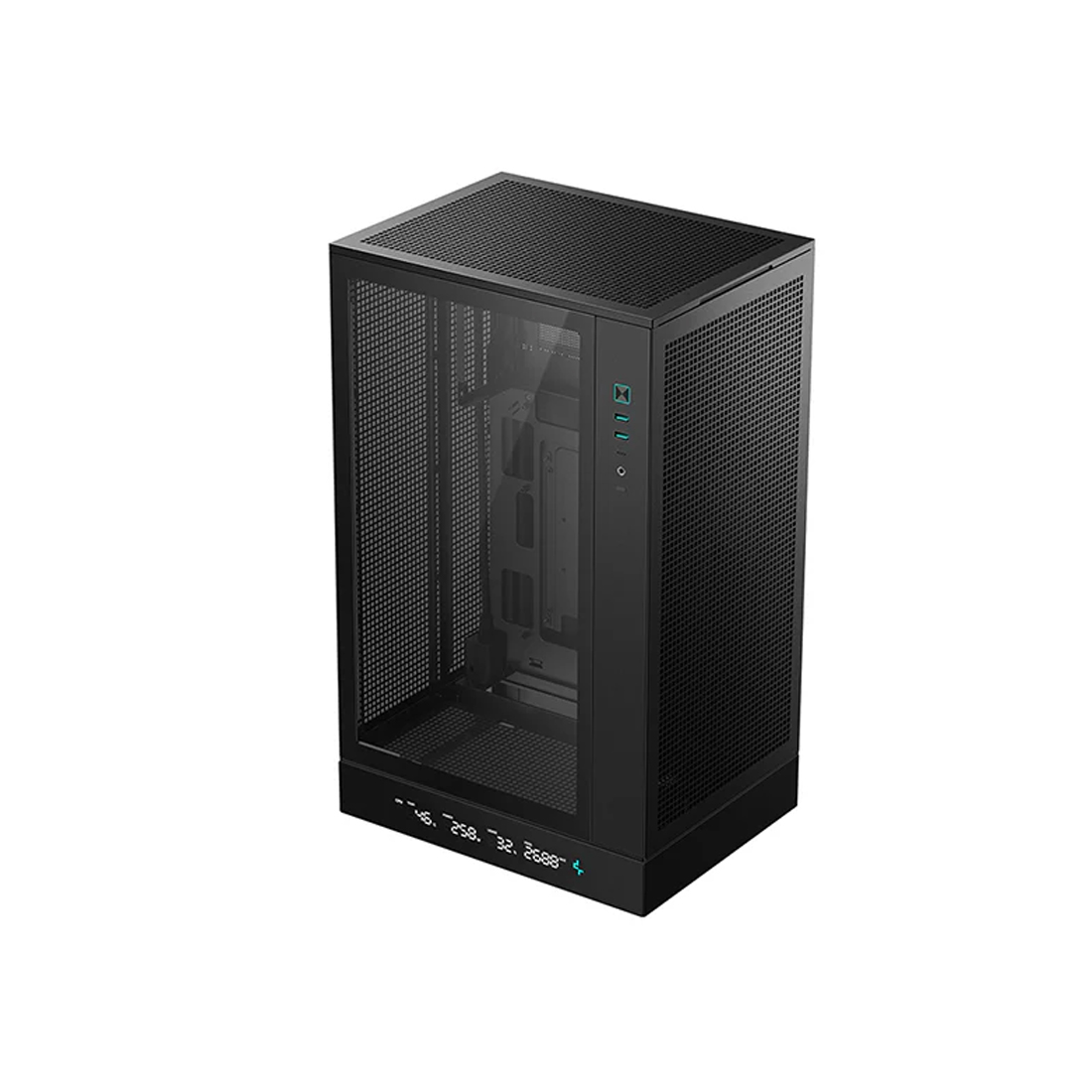 Корпус DeepCool CH270 DIGITAL (R-CH270-BKNDM0-G-1) [Mini Tower, Без вентиляторов, черный]