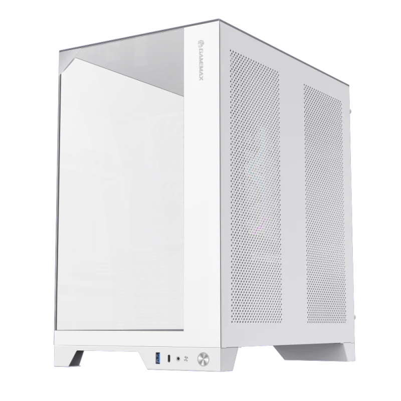 Корпус GameMax Infinity Pro WH White (14100903091) [Midi Tower, 5 x 120мм ARGB, белый]