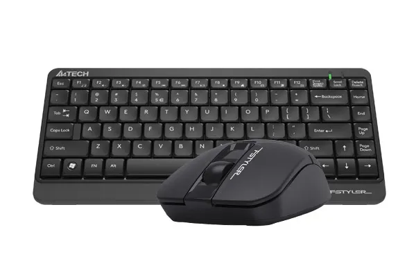 Клавиатура + мышь A4Tech Fstyler FG1112 [Мембранная, беспроводная, клавиш - 86, черная]