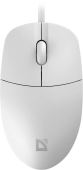 Мышь Defender Azora MB-241 W (52242) проводная, светодиодная, 1200 DPI, 125 Гц, подсветка, белый
