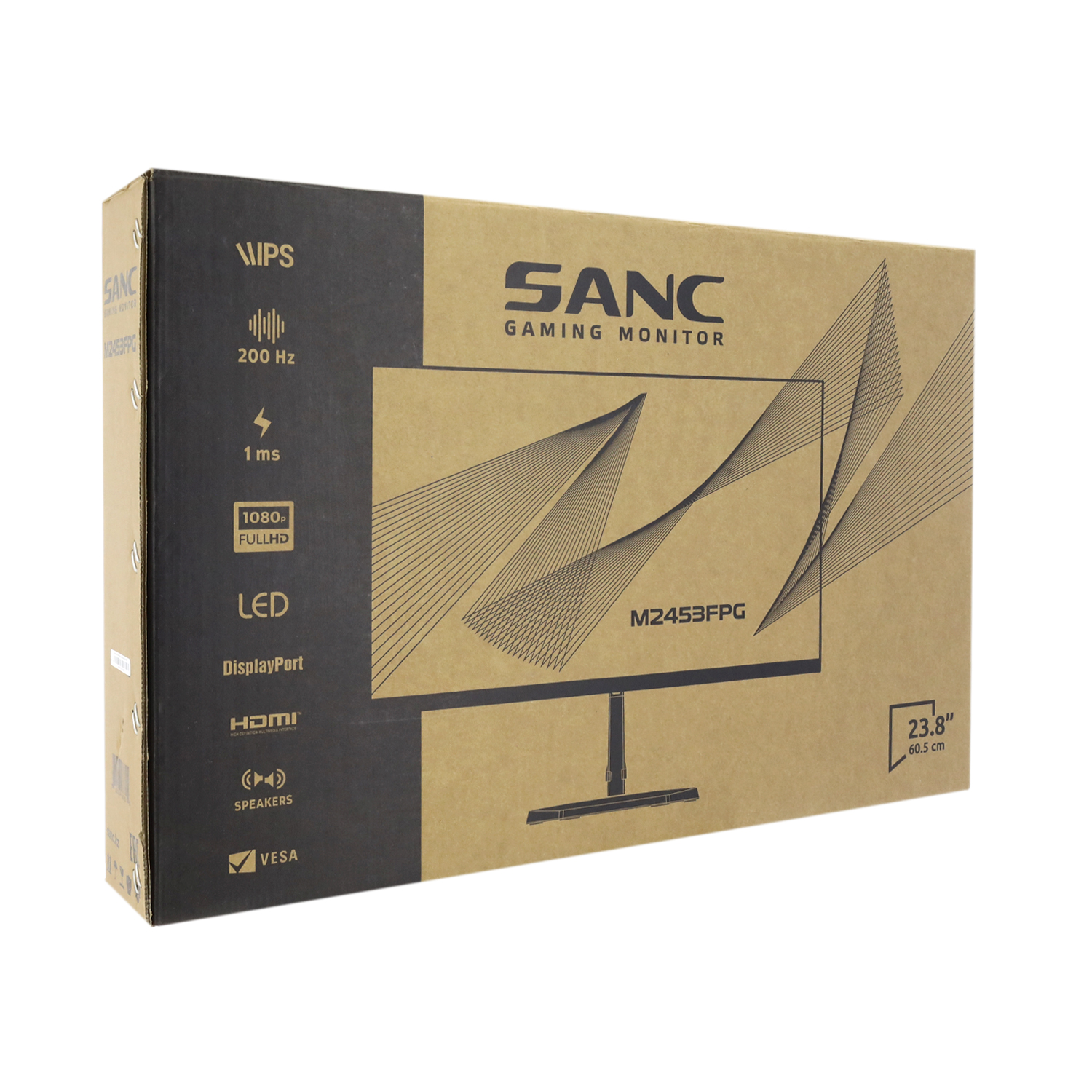 Монитор Sanc M2453FPG V2 [23.8", IPS, 1920x1080, 200 Гц, 1 мс, HDMI, DisplayPort]
