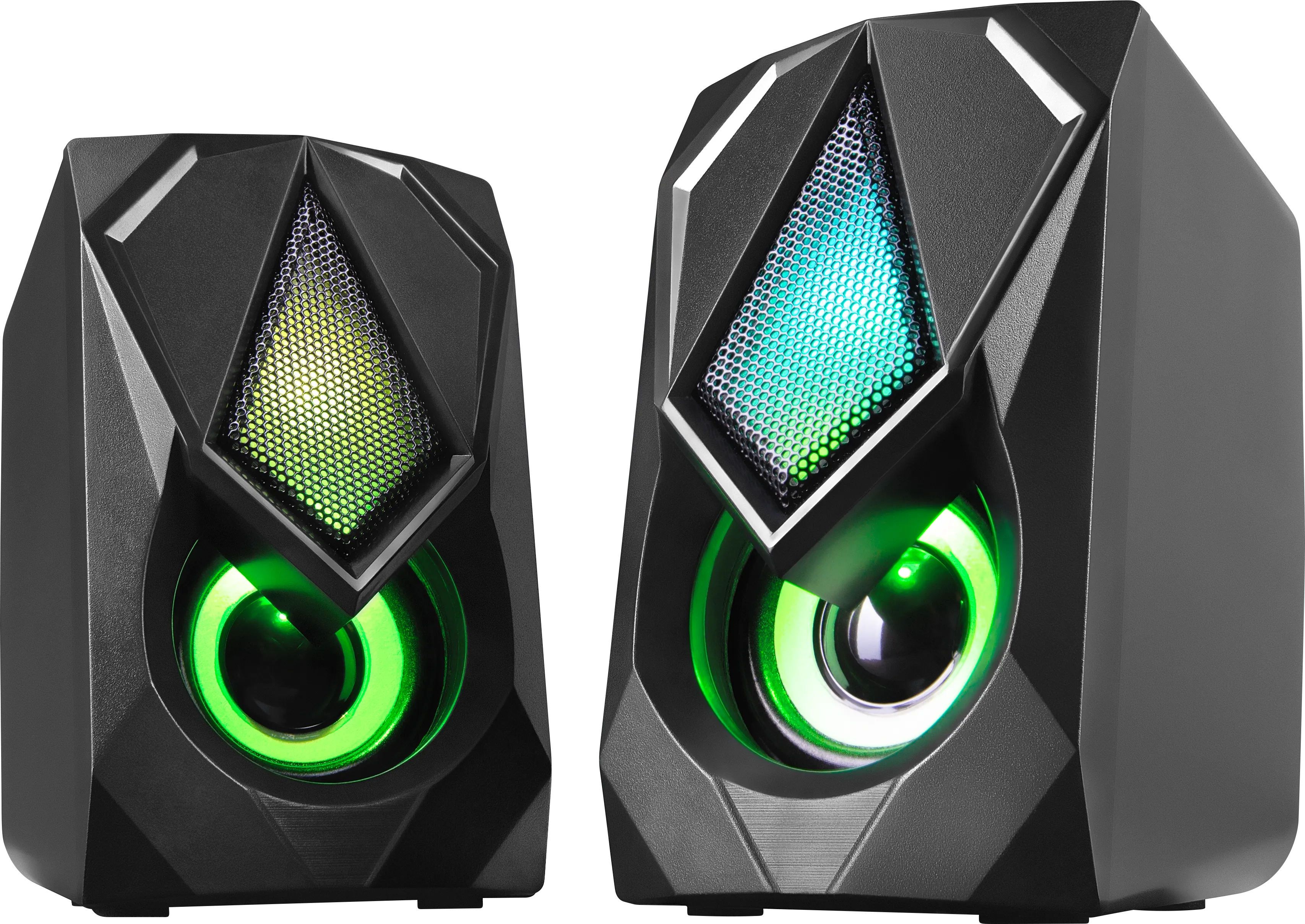 Колонки стерео Defender Solar 1, 6Вт, подсветка, питание от USB