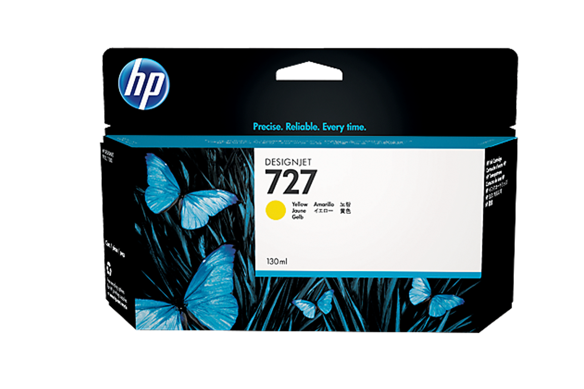 Картридж HP 727 (B3P21A) желтый 130 мл