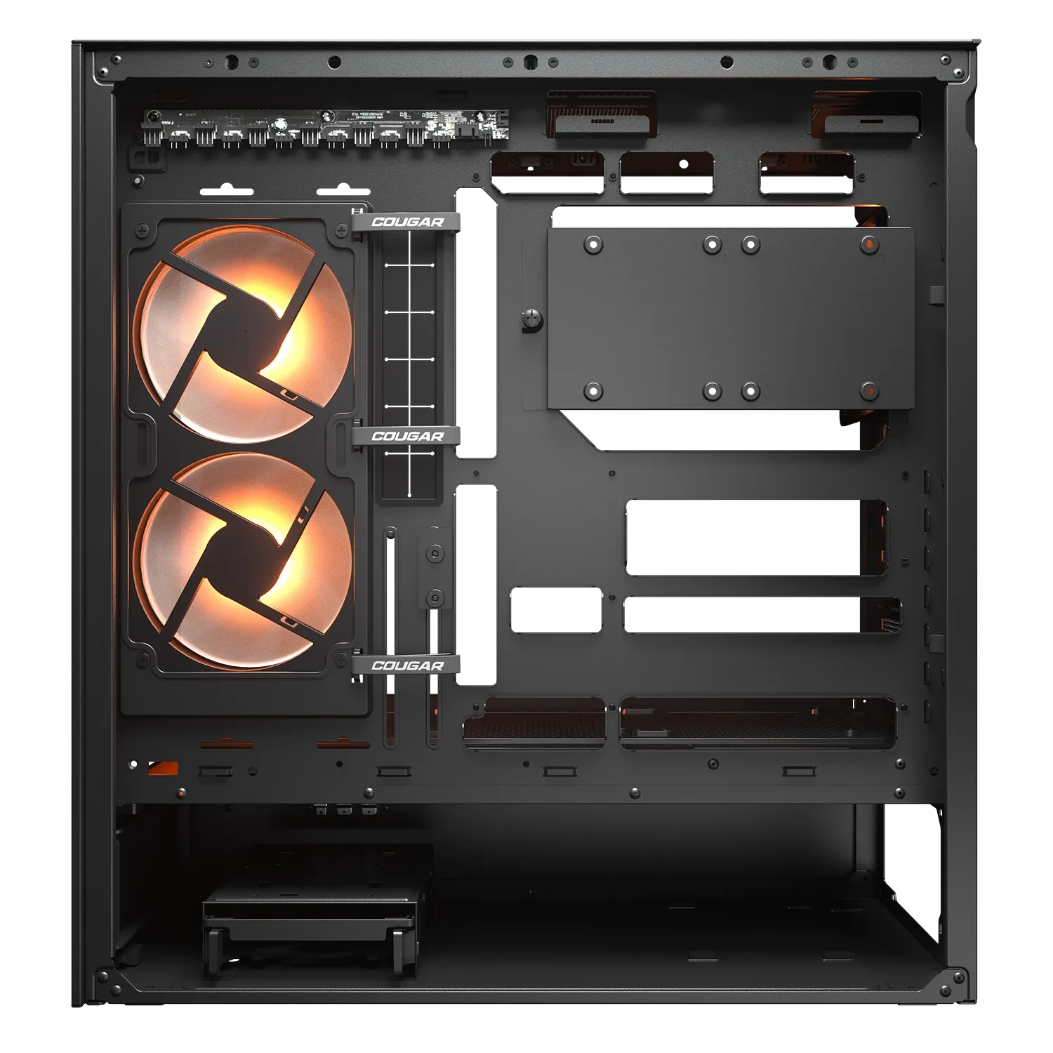 Корпус Cougar CFV235 (382DA40.0001) [Midi Tower, 3 x 120 мм ARGB, черный]