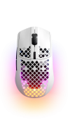 Мышь Steelseries Aerox 3 (2022) Snow (62603) [беспроводная, светодиодная, 18000 DPI, 1000 Гц, подсветка, белый]