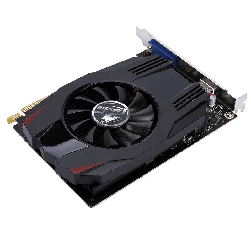 Видеокарта Colorful GeForce GT 1030 (GT1030 4G-V) [4 ГБ, GDDR4, 64 бит, DVI, HDMI]