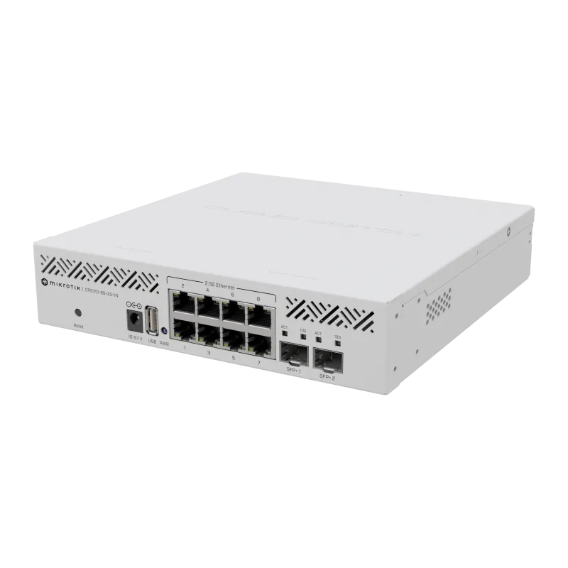 Коммутатор MikroTik CRS310-8G+2S+IN, управляемый - купить в интернет-магазине Forcecom.kz Коммутатор MikroTik CRS310-8G+2S+IN, управляемый