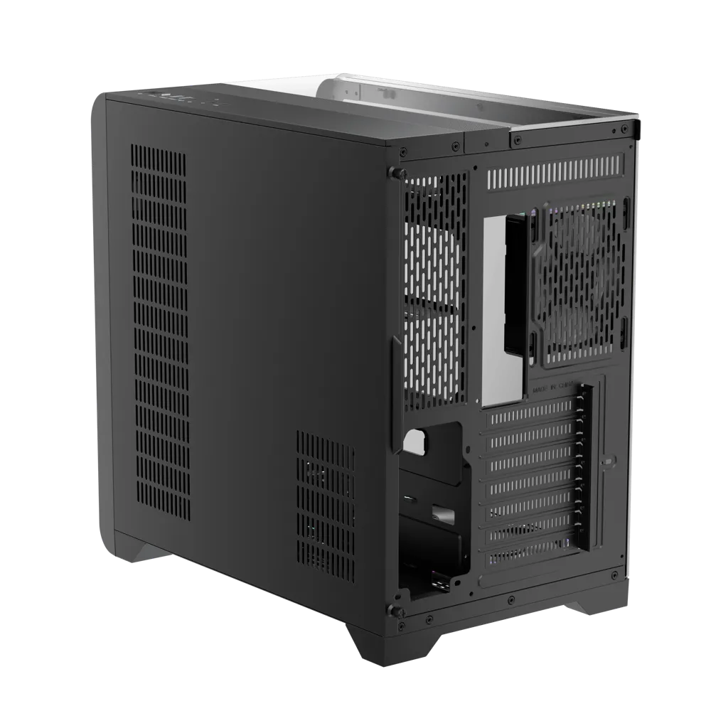 Корпус 1stPlayer RT7 (RT7-BK-3FC7R-1FC7) [Midi Tower, 4 x 120 мм, черный]