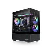 Корпус Thermaltake View 170 TG Black (CA-1Z4-00M1WN-00) [Mini Tower, 3 x 120 мм, черный]