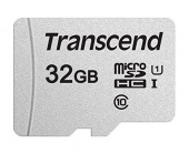 Карта памяти microSDHC, 32 GB, Transcend, TS32GUSD300S, Class 10