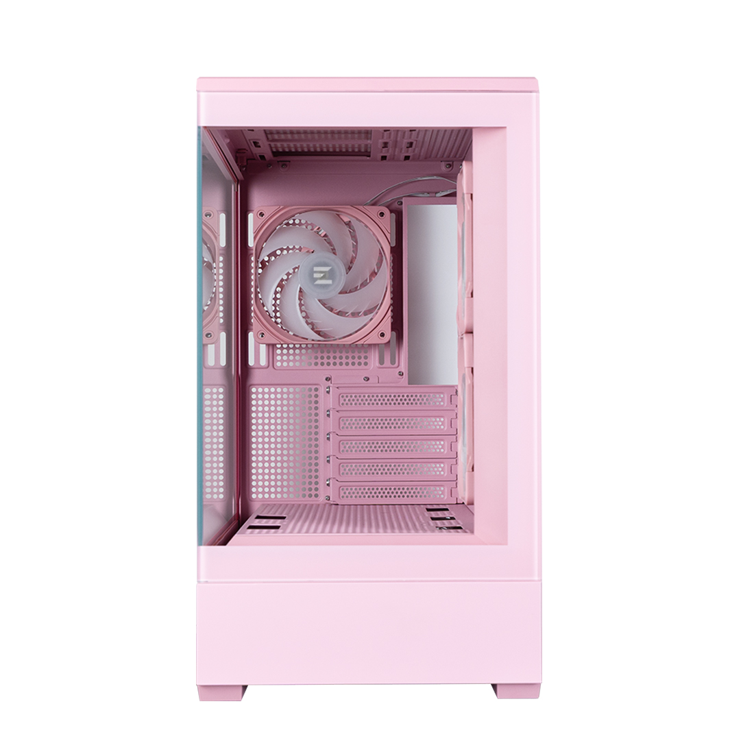 Корпус Zalman P30 PINK V2 [Mini Tower, 3 x 120 мм, розовый]