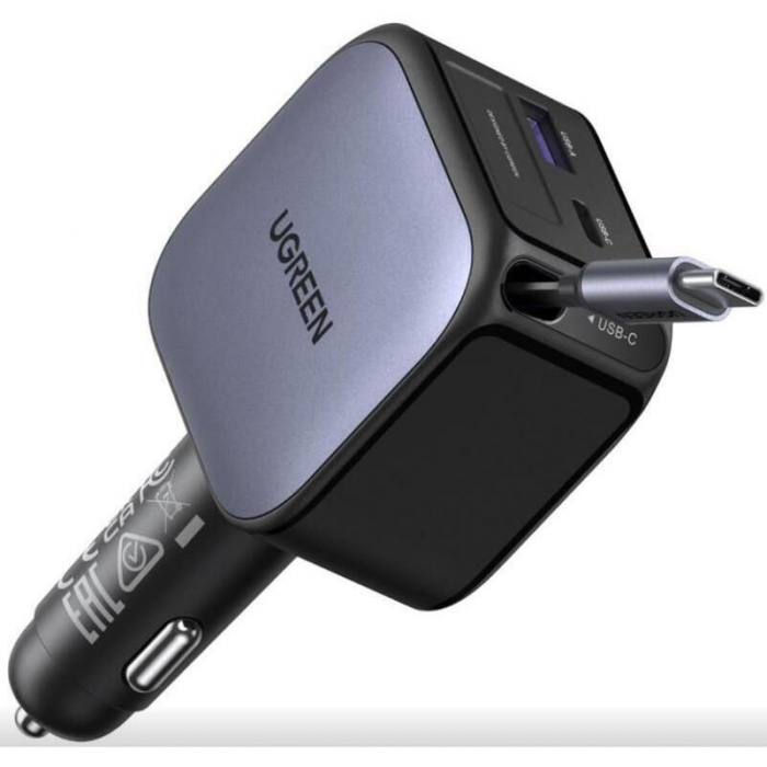 Автомобильное зарядное устройство Ugreen EC602 60W (55212B)