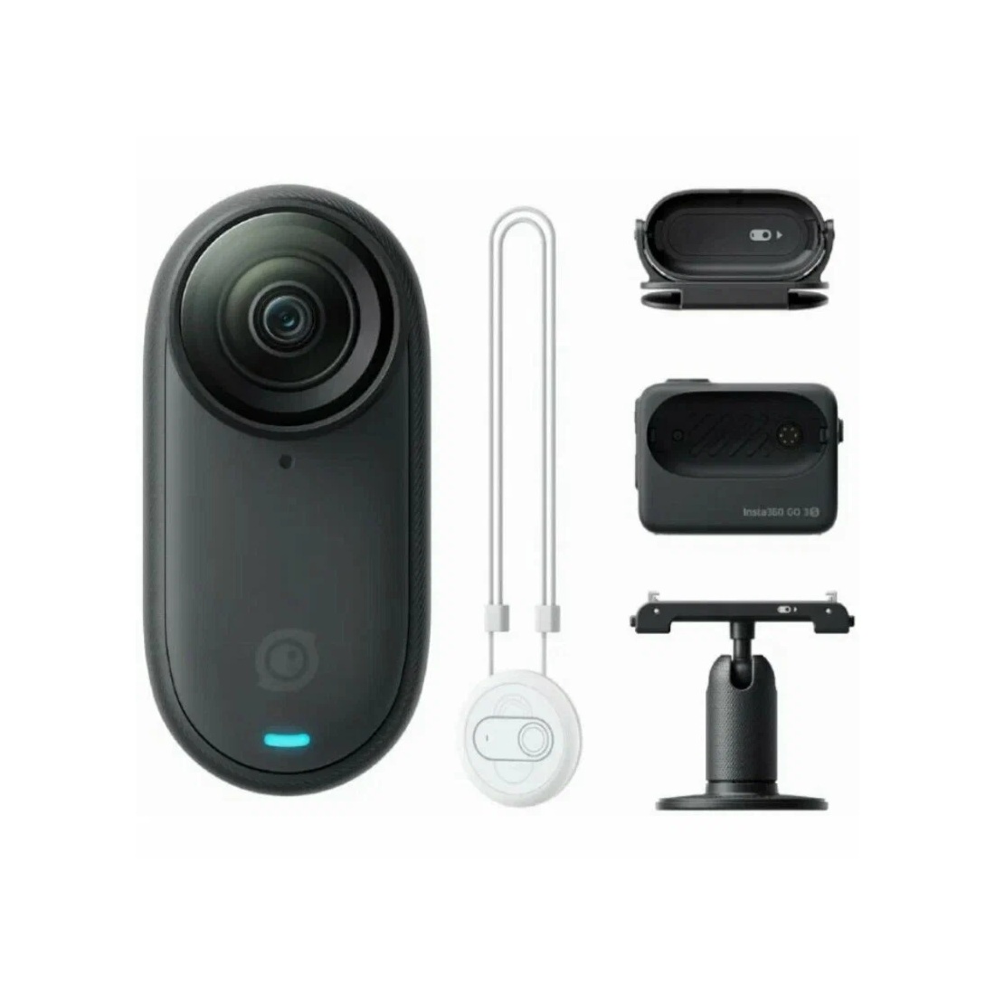 Экшн-камера Insta360 GO 3S Standard Bundle 128 Gb Midnight Black / Черный