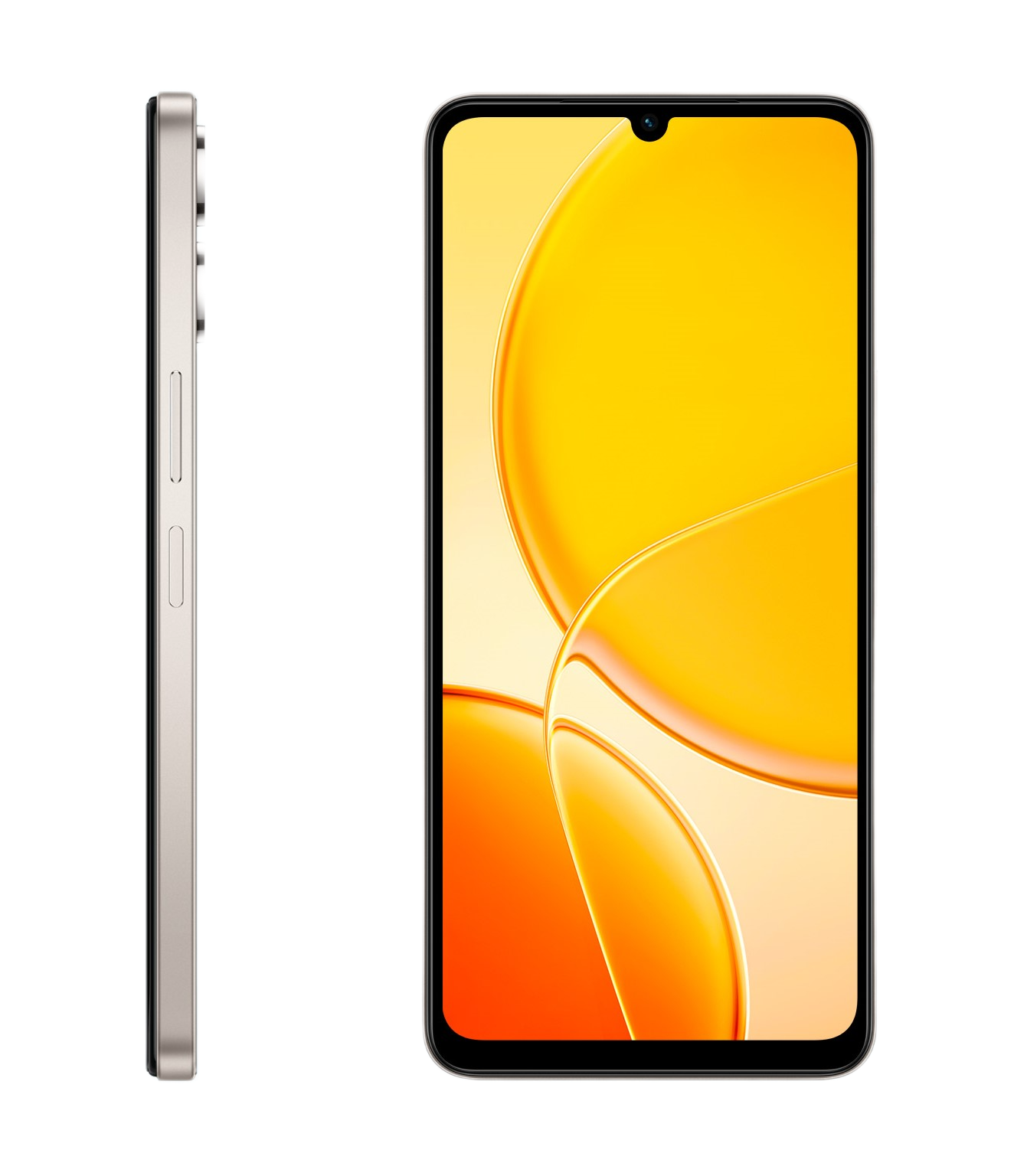 Смартфон Vivo Y04 [6,74 дюйма, 64 ГБ, 4 ГБ, Золотистый]