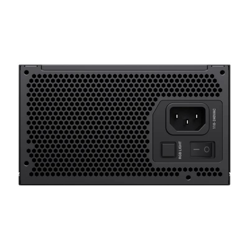 Блок питания GameMax RGB PRO 850G (2141-0850B0019) [850 Вт, 80 PLUS Gold, 8x SATA, 1 x 16 pin (12VHPWR), 3 x 6+2 pin PCIe, 2x 4+4 pin CPU, ATX]