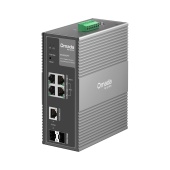 Коммутатор Tp-Link IES206GPP, индустриальный PoE+ Smart GbE 6-портовый 