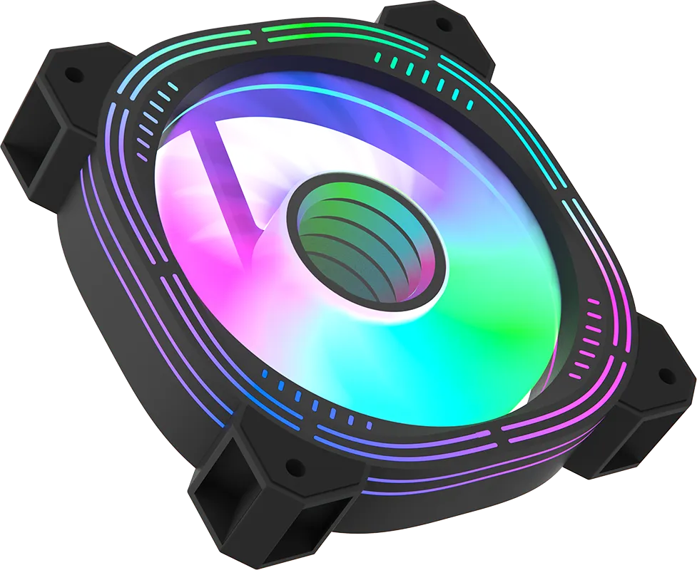 Вентилятор для корпуса Formula V Nulight 12BK ARPW [120 мм, 1500 об/мин, 45.03CFM, 25,34 дБ, PWM]