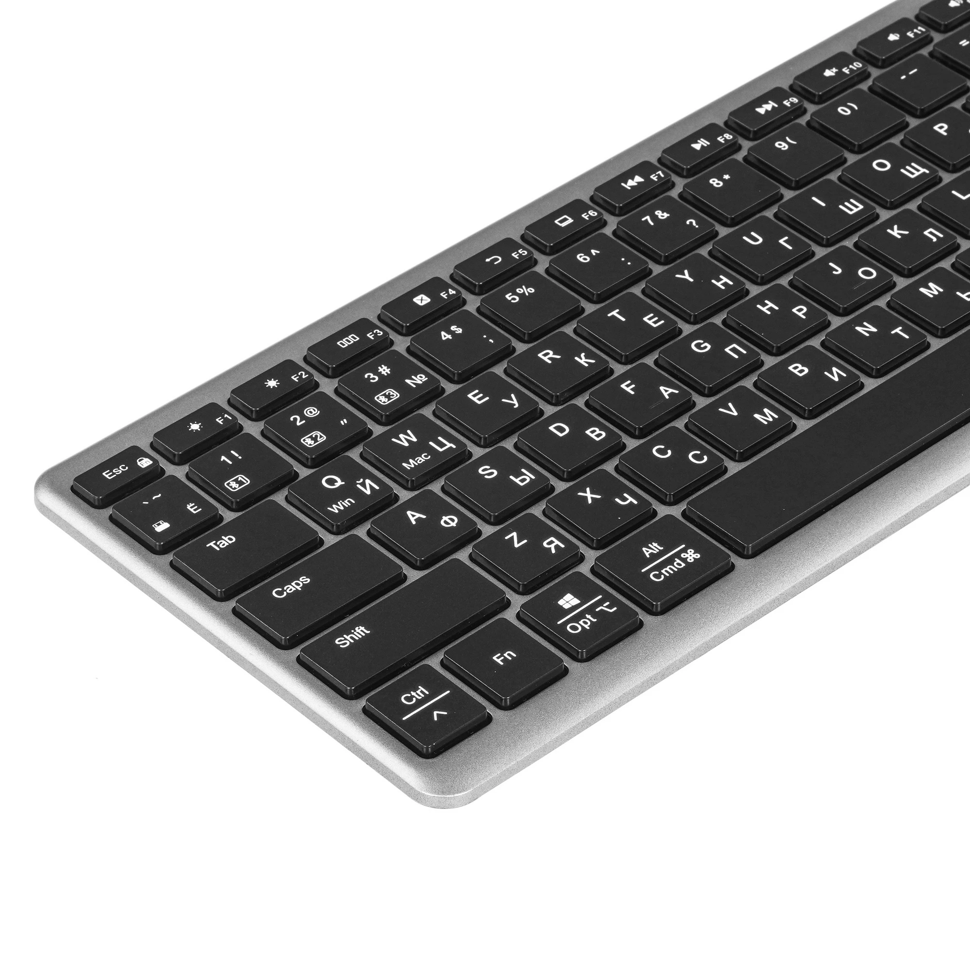 Клавиатура Ugreen KU005 (15956) [ножничная, проводная + беспроводная, серая]