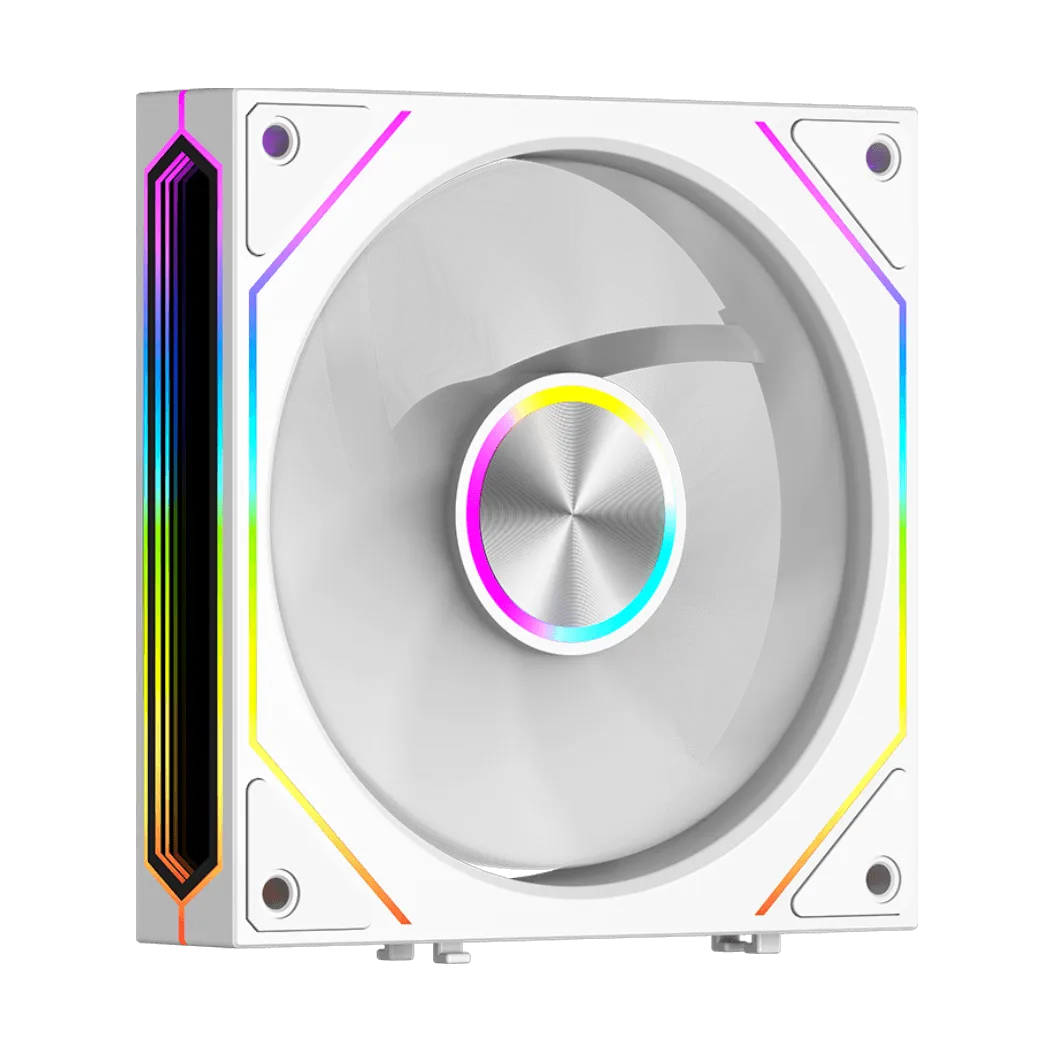 Вентилятор для корпуса PCCooler F3 X120R ARGB WH 1x  [120 мм, 1800 об/мин, 54 CFM, 28 dB, PWM]