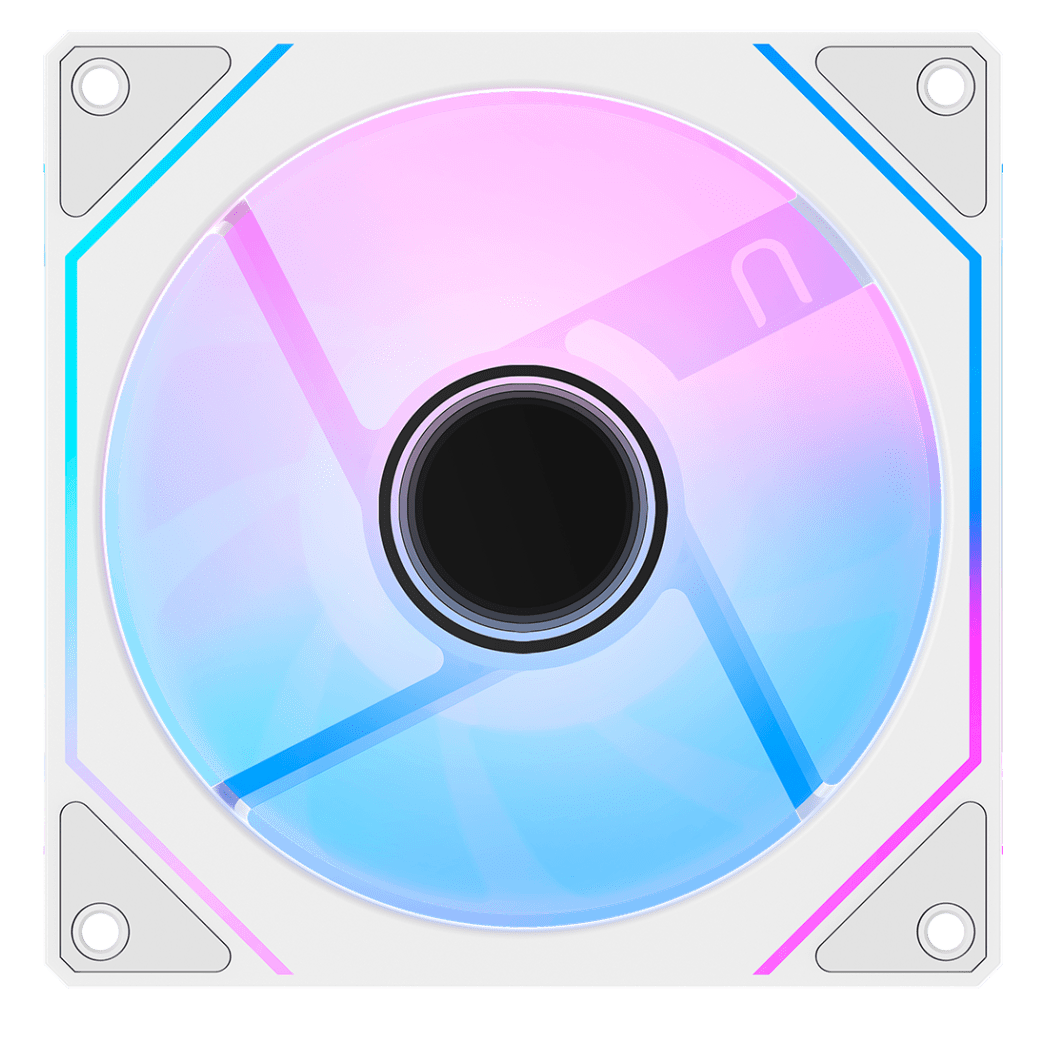 Вентилятор для корпуса Ocypus Gamma F12 WH ARGB [120 x 120 мм, 1600 об/мин, 50 CFM, 31 дБ, PWM]