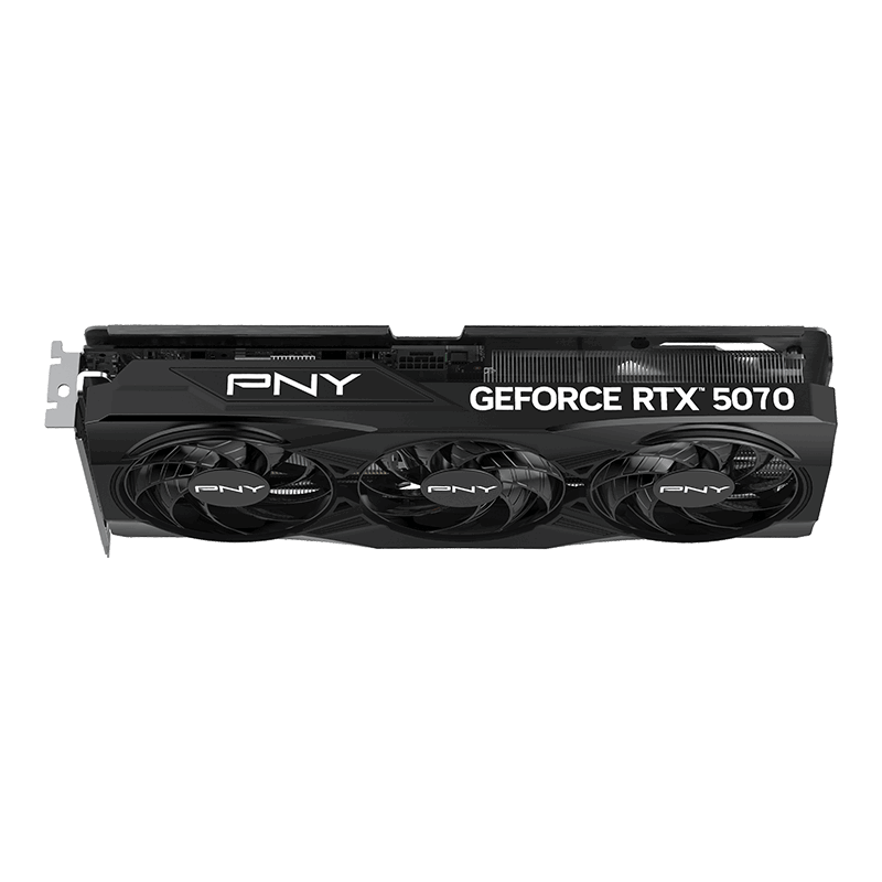 Видеокарта PNY GEFORCE RTX TM 5070 12GB Triple Fan (VCG507012TFXPB1) [12 ГБ, GDDR7, 192 бит, HDMI, DisplayPort (3 шт)]