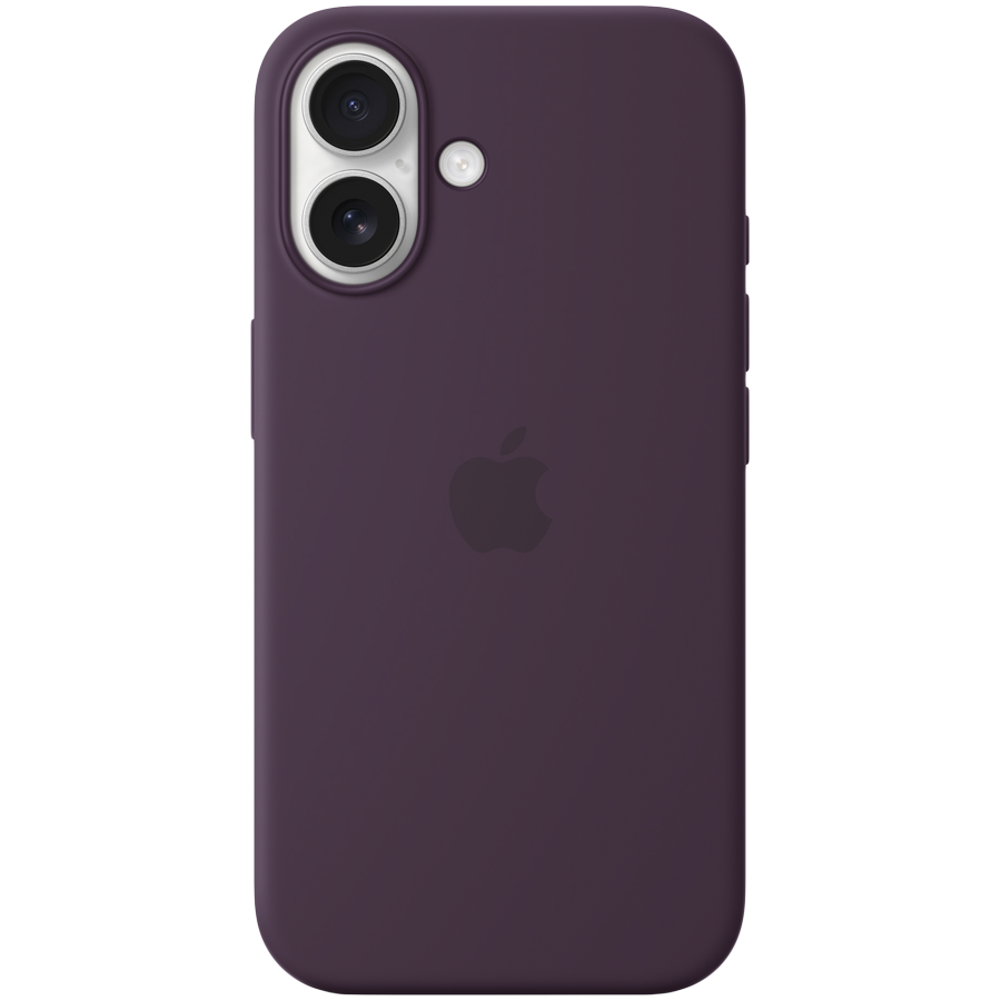 iPhone 16 Silicone Case with MagSafe - Plum (MYY43ZM/A), Model A3313