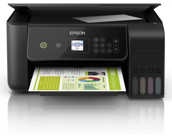 МФУ Epson L3160 [A4, струйное, цветное, СНПЧ, 5760x1440 DPI, Wi-Fi, USB]